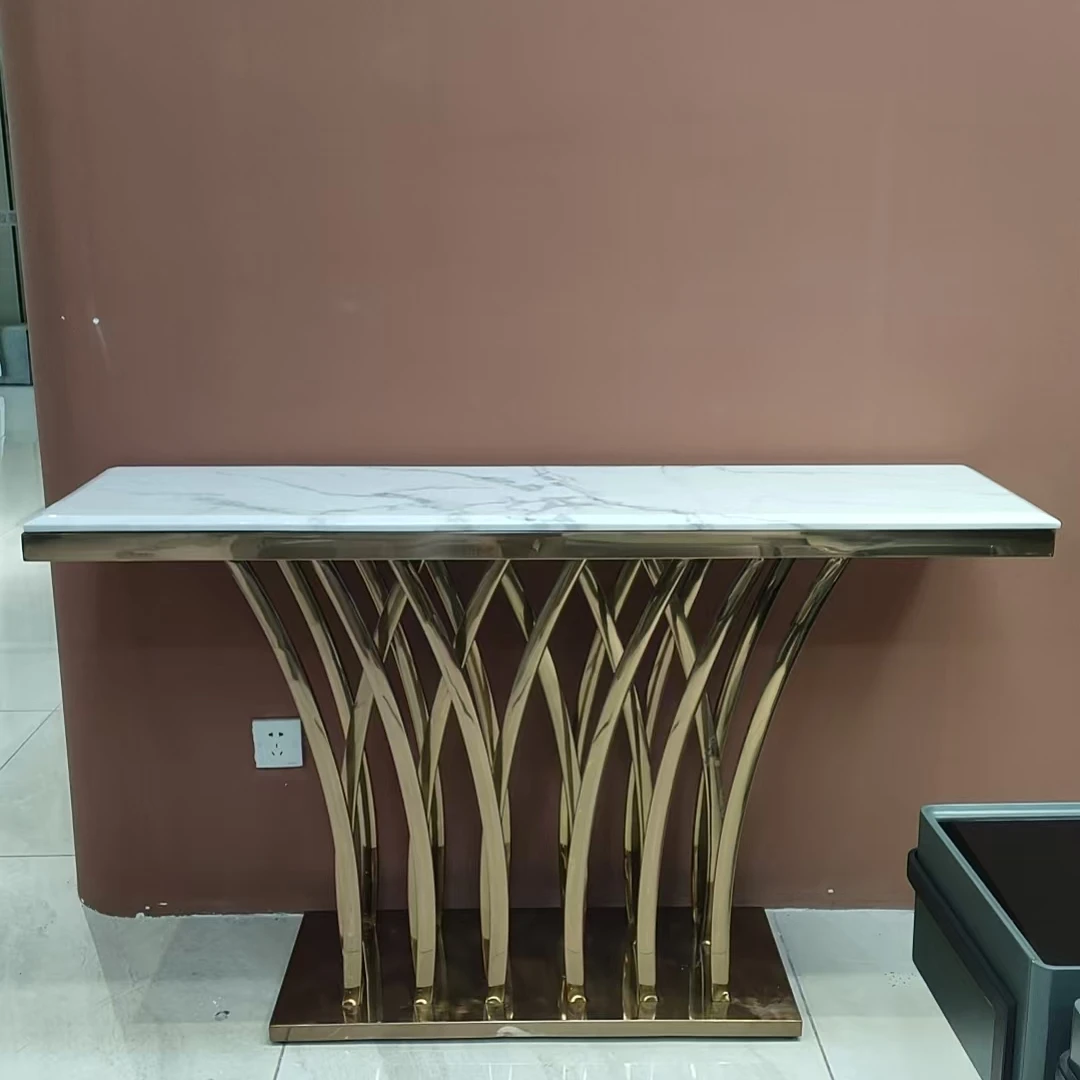 美式大理石玄关轻奢