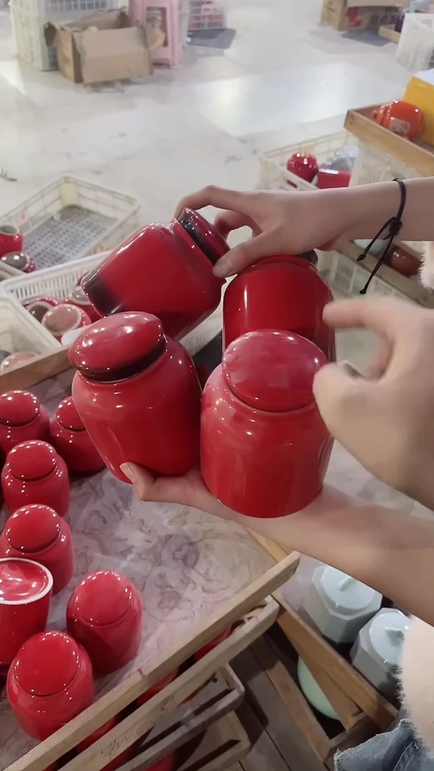 【闪购商品】陶瓷茶叶罐存茶罐密封罐