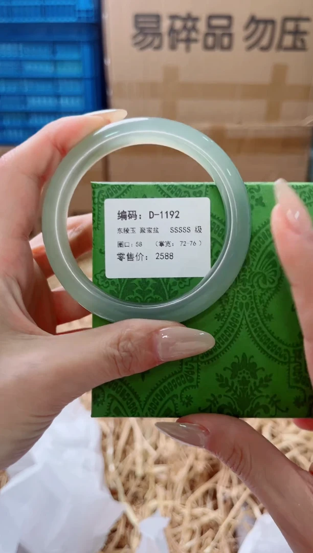 未镶嵌手镯石英质玉D-1192