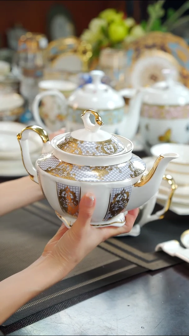 瓷片茶壶   1个 福利款