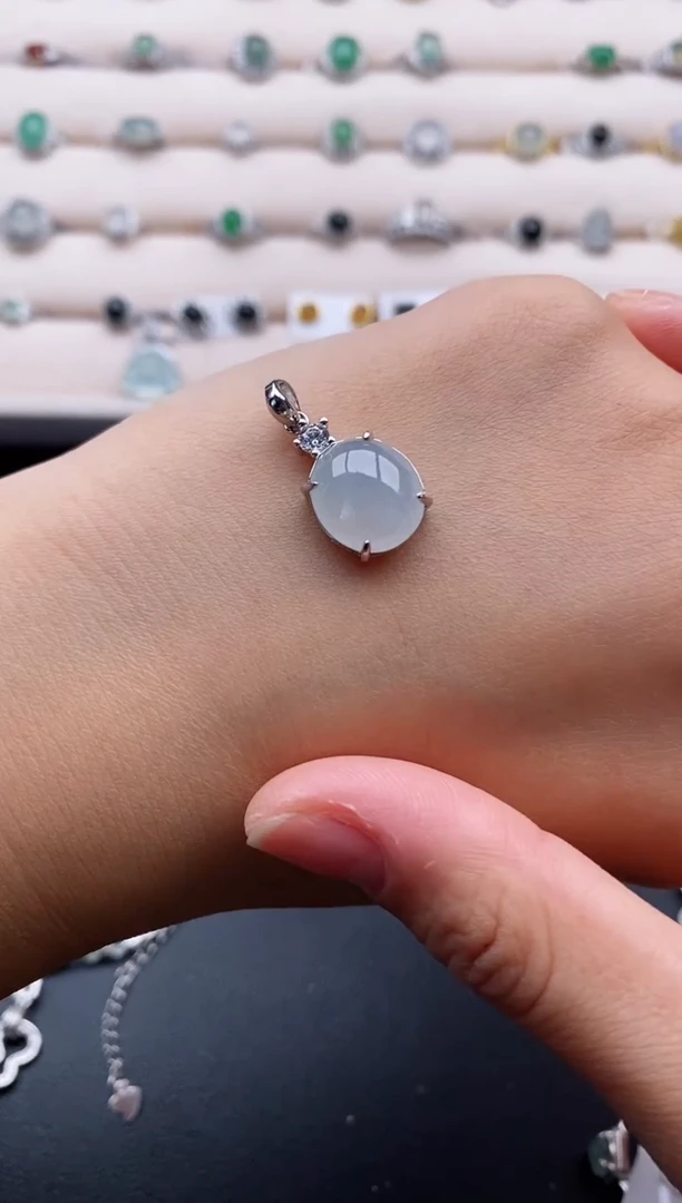 银S925镶嵌戒指翡翠11111111+9