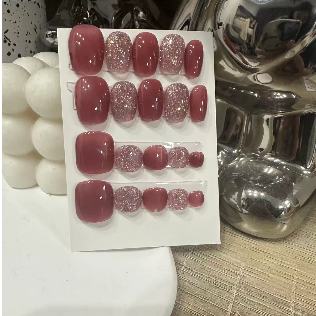 【娜姐专属】-夏天爆款美甲2色组合气质裸色流行色甲油胶