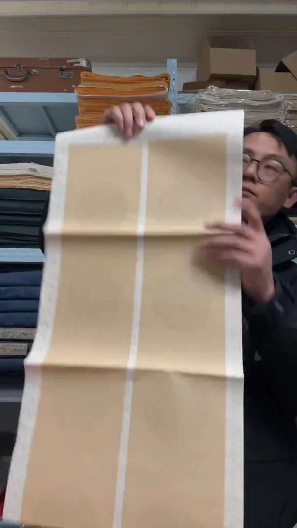 双排七言对联四尺对开蜡染半生熟浅仿古色5包