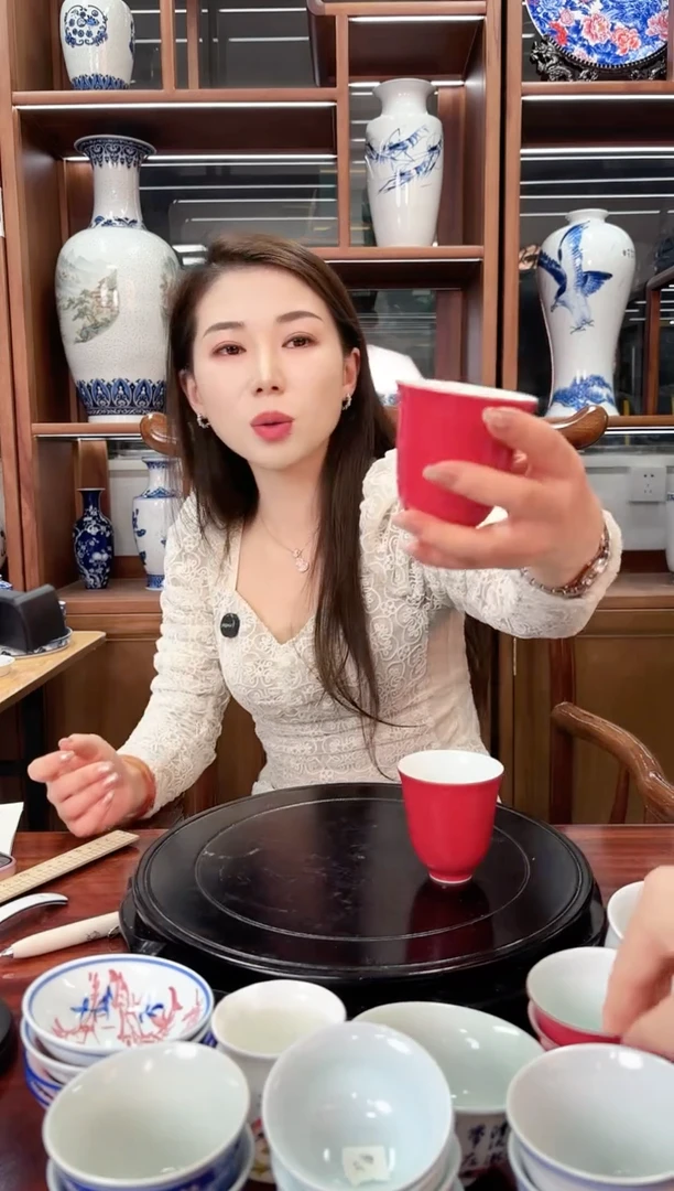 A42景德镇郎红闻香杯两只