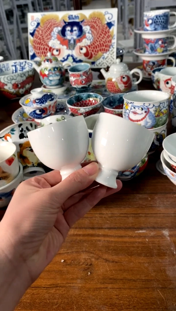 白瓷茶杯[直播间微瑕福利价]