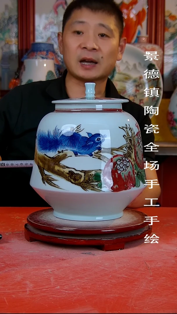 摆件景德镇陶瓷 全场手工手绘23
