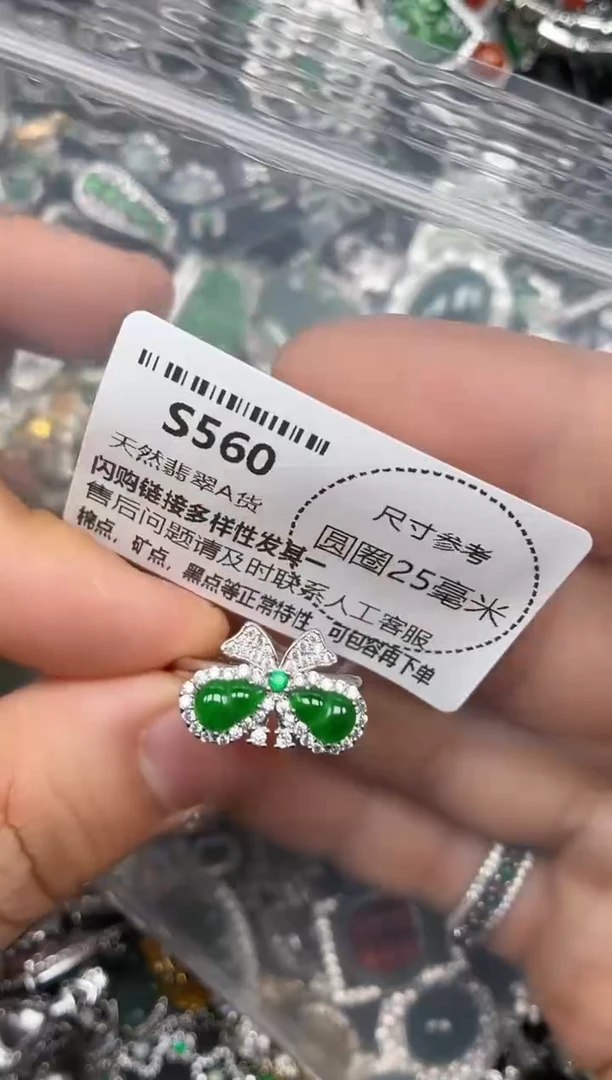 颈饰未镶嵌翡翠S560戒指