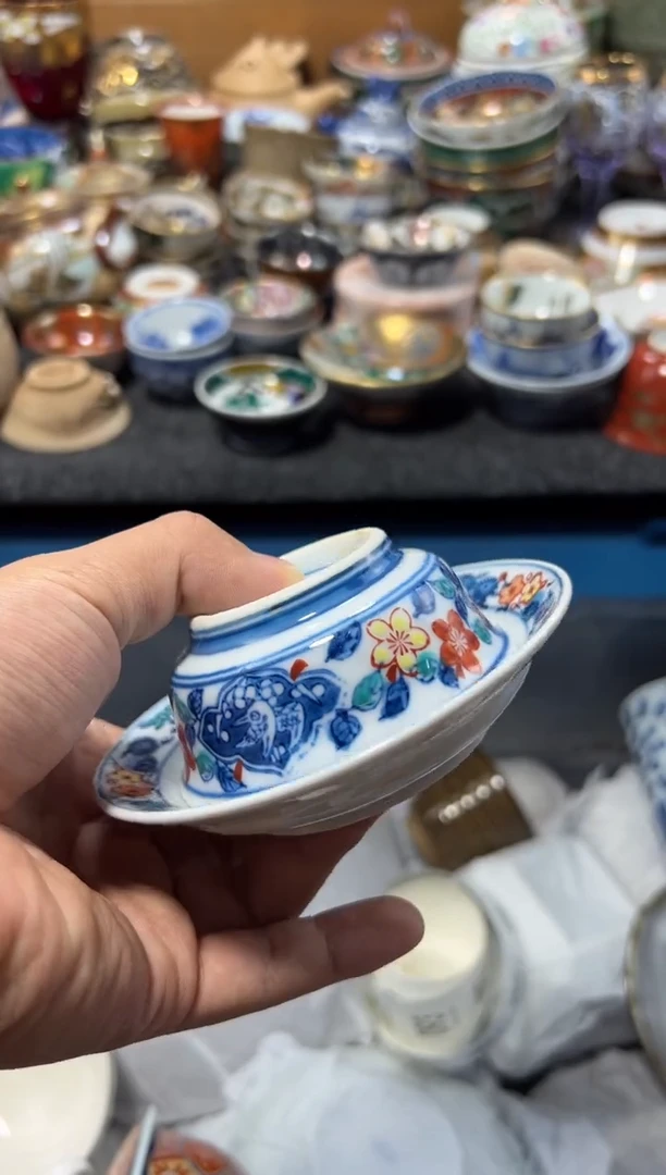 瓷片淡*哥夏目海外回流瓷器中古品。