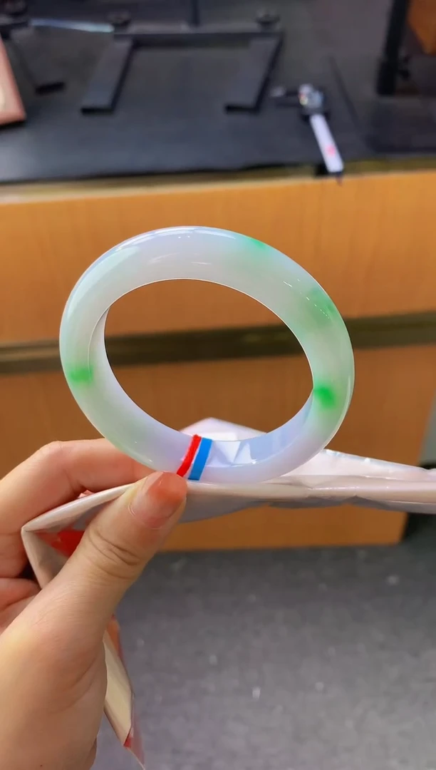 未镶嵌手镯翡翠-C180 圈口55.5