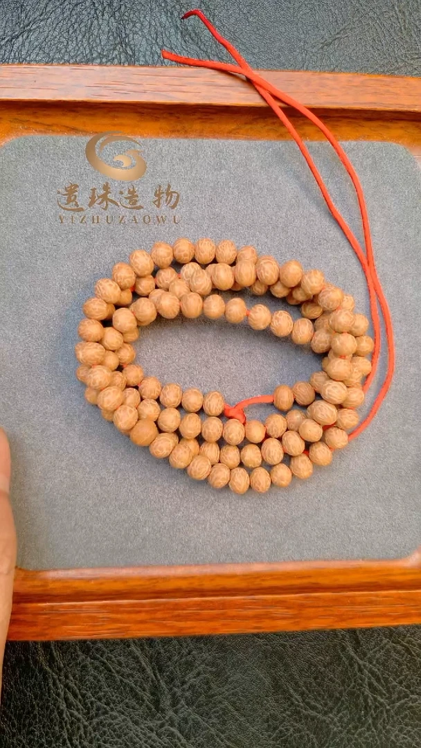 吊坠凤眼菩提酸枣核手持108念珠尺寸6.5mm包红体验款