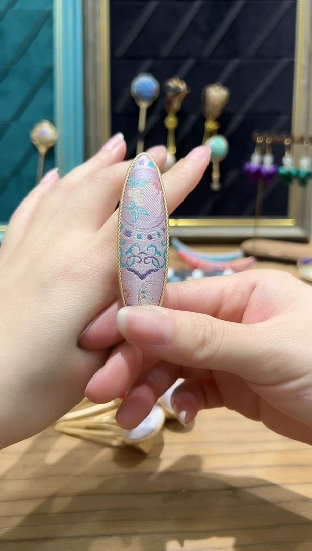 【闪购商品】【一物一拍专车】福寿绵长大柳叶发夹