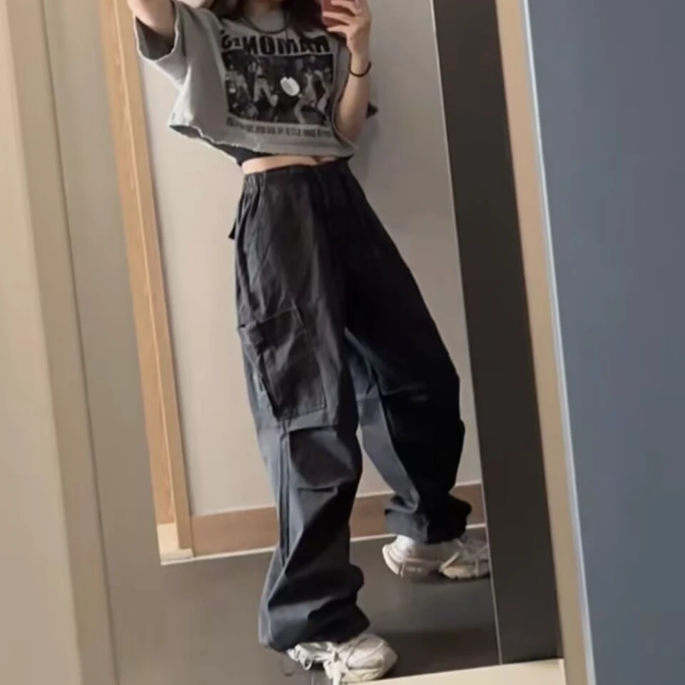 【韩国东大门代购】公鸡工装裤011