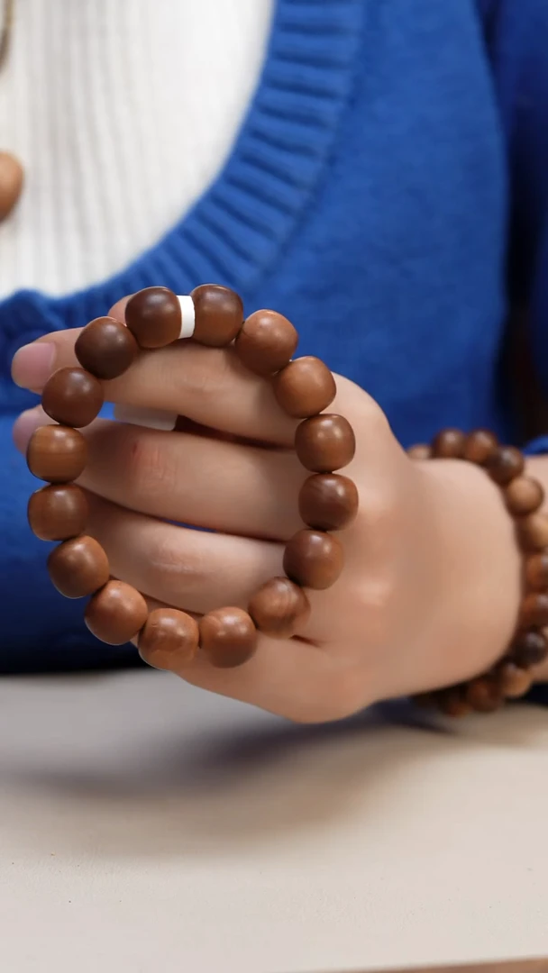 檀香木手串/手链老山檀香13*14老型单圈多样式发其一