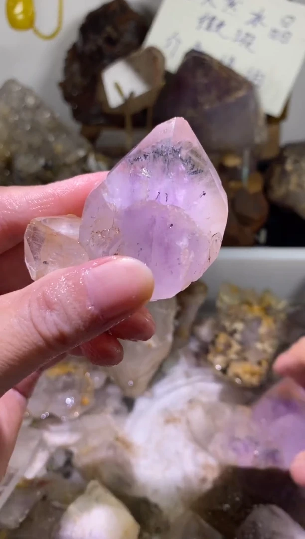 未镶嵌珠宝半成品水晶98号80g四川超七花园水晶