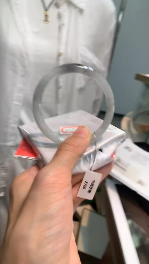 翡翠手镯未镶嵌手镯54#c1