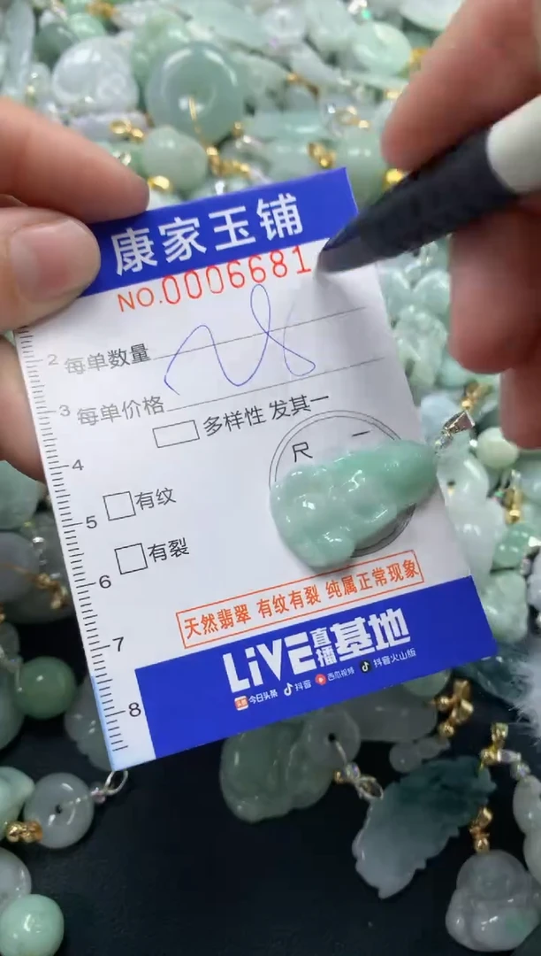 颈饰未镶嵌翡翠6681