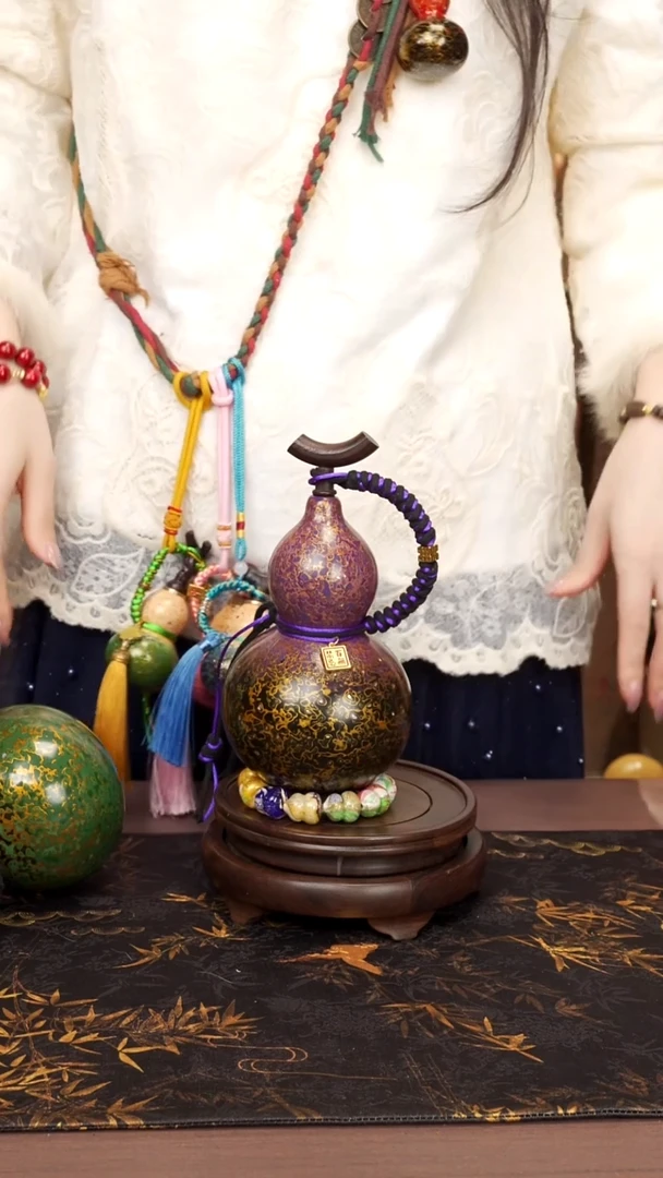 458--高端工艺大漆酒葫芦--238