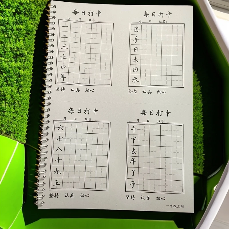 每日同步减压二年级人教版老师推荐上册练字帖练字帖打卡