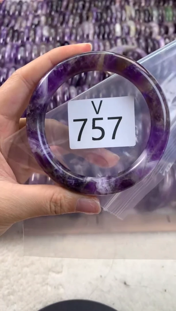 【闪购商品】水晶水晶手镯V未镶嵌757-62