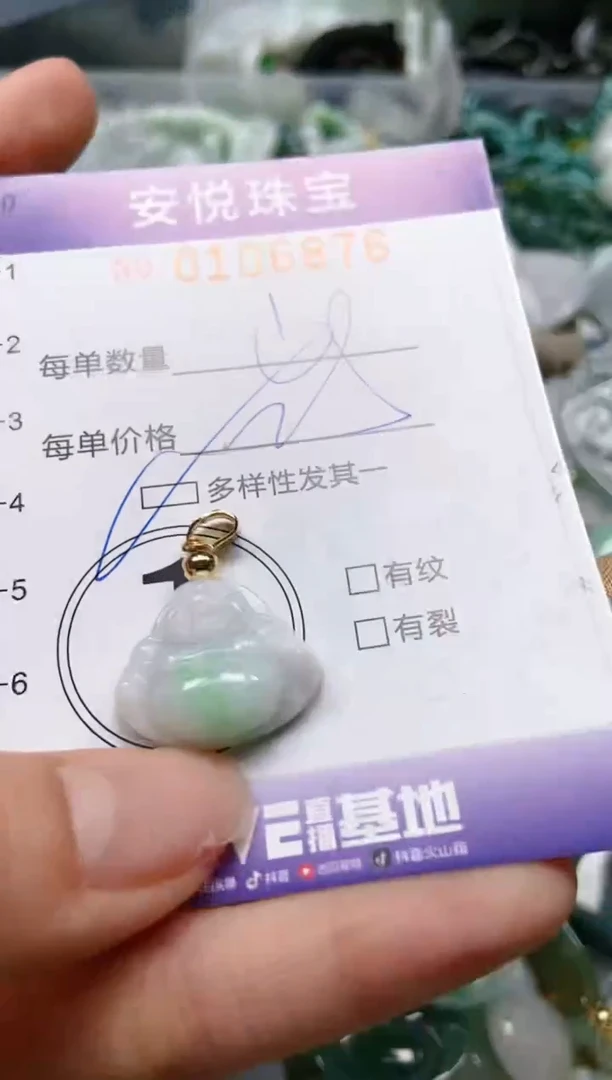 【闪购商品】翡翠颈饰未镶嵌闪购0106876多样性发其一