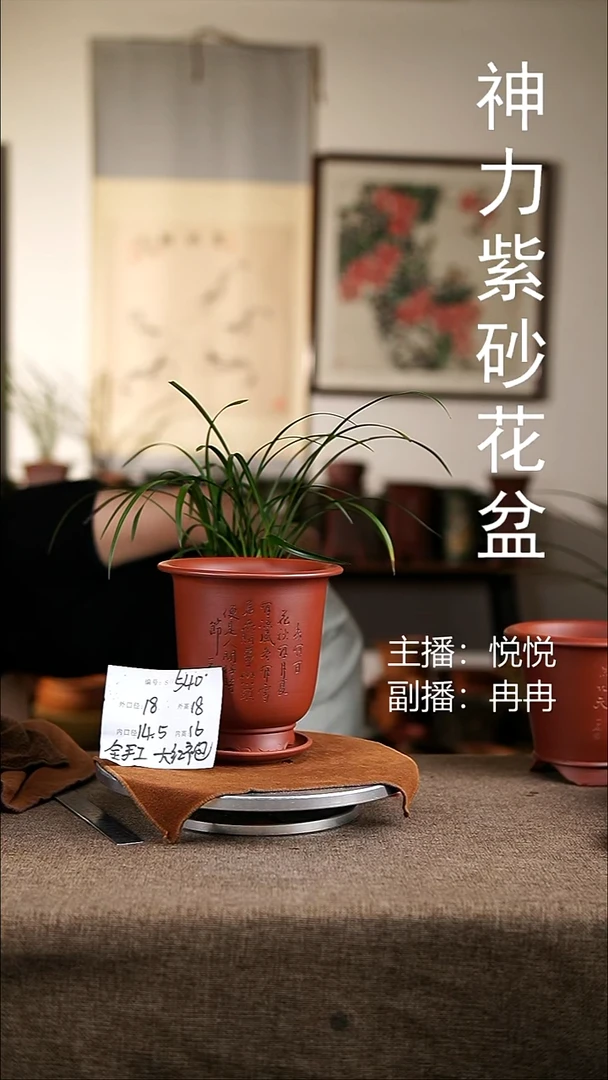 紫砂花盆紫砂花盆540+z