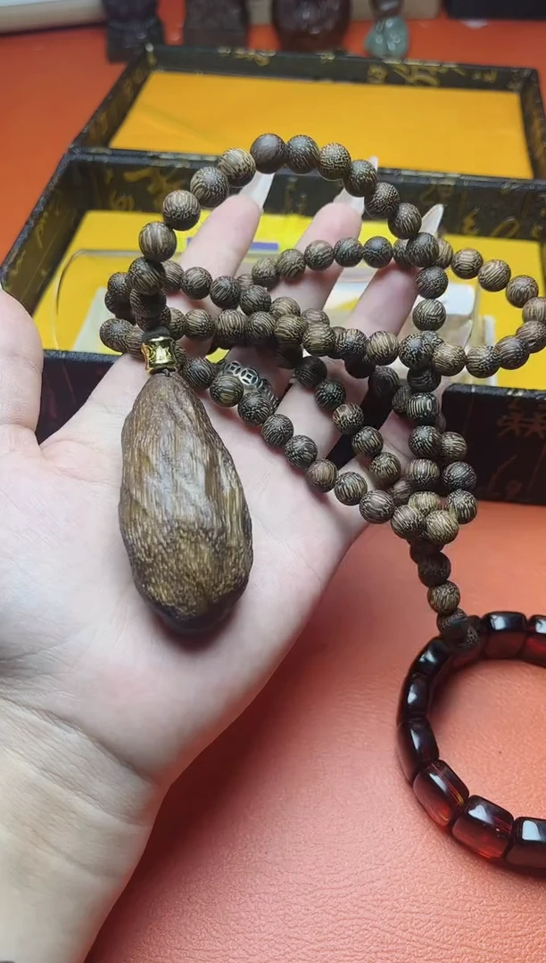 非洲檀香无事牌文玩手串文玩手串