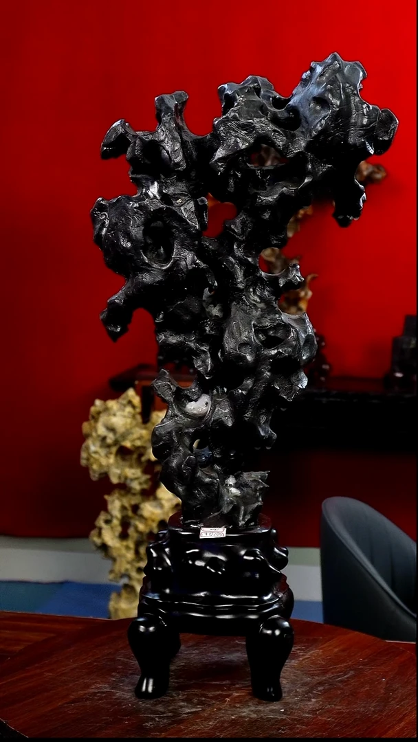 石材太湖石摆件一物一拍