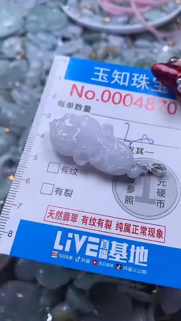 吊坠(不含链)未镶嵌翡翠4870