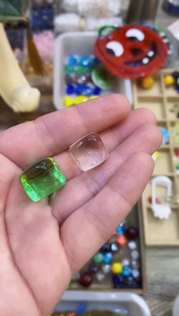 【闪购商品】琉璃手工艺品冰块2个