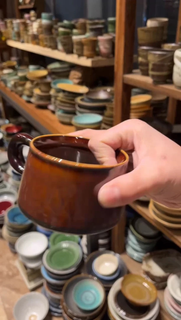 【闪购商品】瓷片857微瑕建盏天目咖啡杯1只