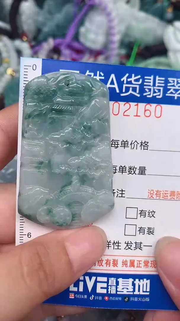 翡翠未镶嵌颈饰...0002160