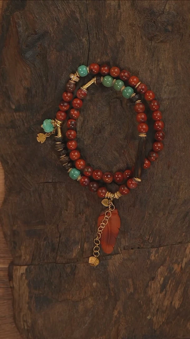 【闪购商品】南红玛瑙项链18K金镶嵌A3191-定制