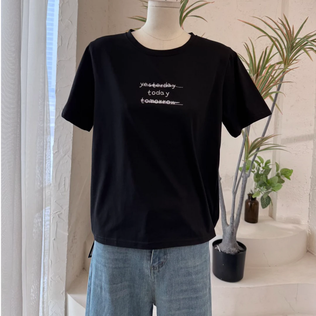 雪儿专属】新疆包邮-2167#女款时尚休闲百搭体恤