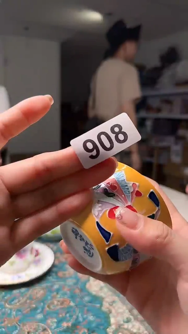 瓷片瓷片柴窑烧制半手工多人