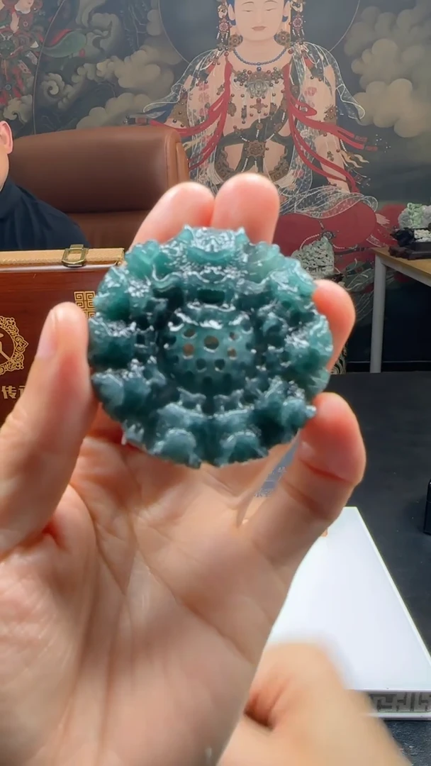 【闪购商品】定制翡翠未镶嵌L-@@QJXC11954