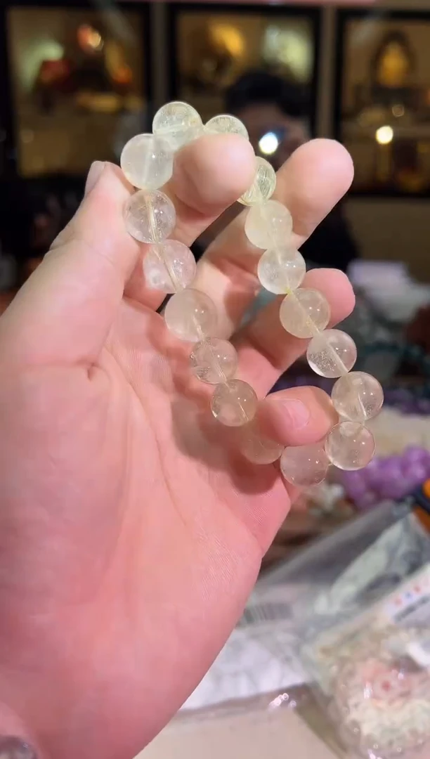 未镶嵌手链水晶12mm+维纳斯金发晶（多样性发一）