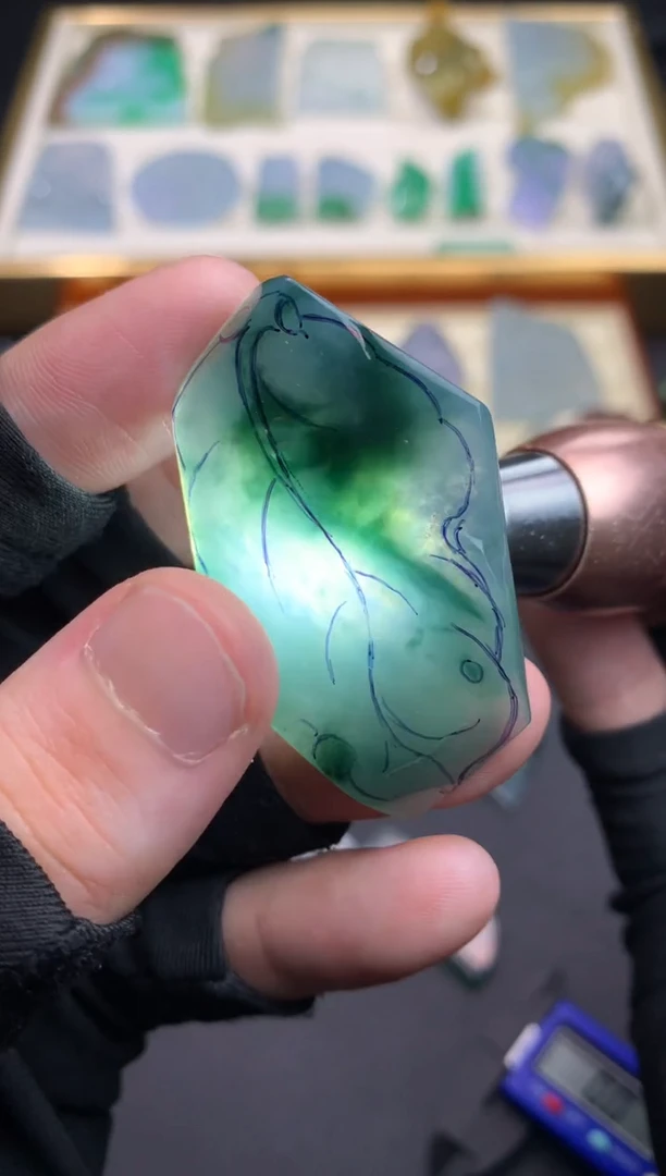 定制翡翠未镶嵌天然翡翠裸石 （含工费）