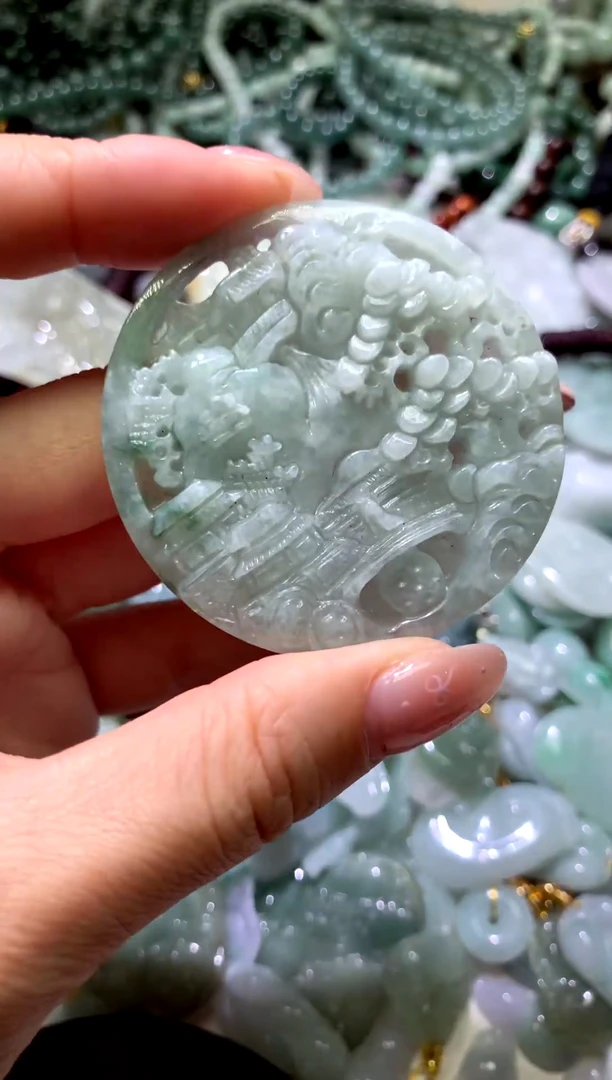 吊坠(不含链)未镶嵌翡翠1