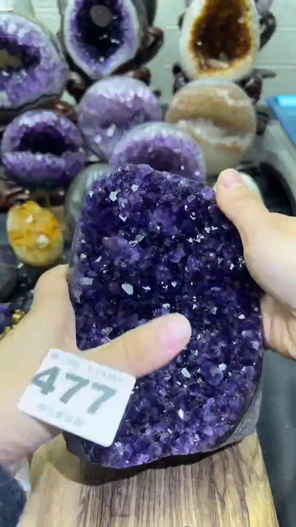 未镶嵌大型摆件（非配饰）紫晶477号摆件