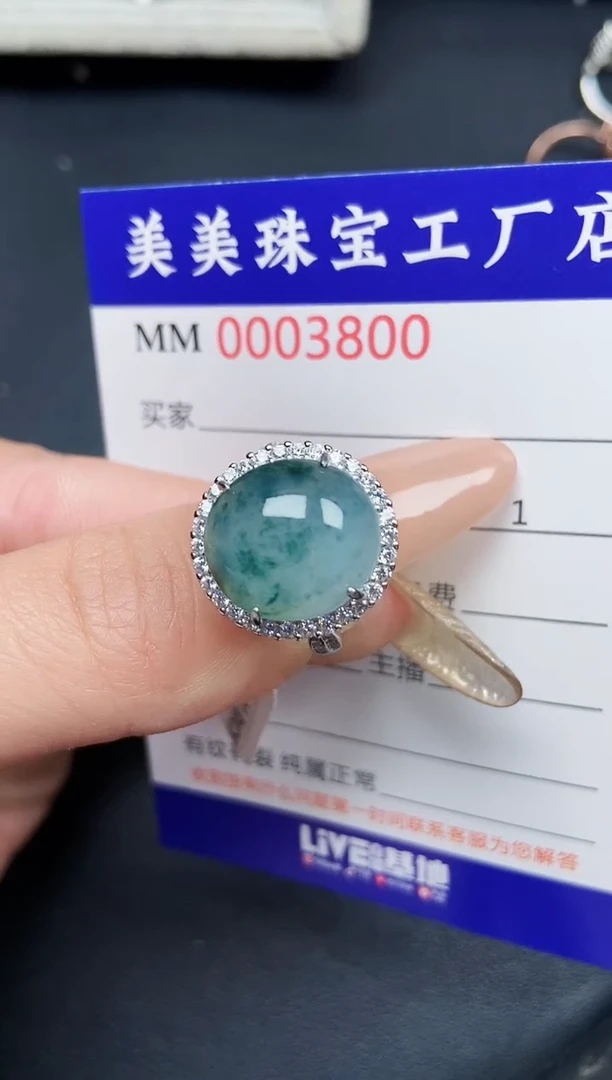 【闪购商品】翡翠颈饰银S925镶嵌3800