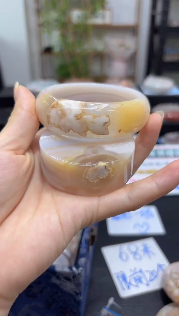 石英质玉手镯未镶嵌C548(59圈赠送镯心)