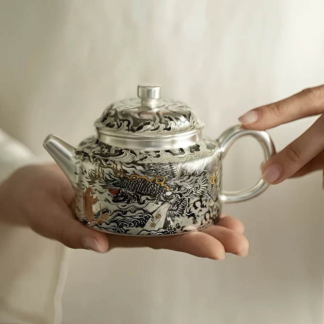 周鸿杰老师墨龙将军壶600