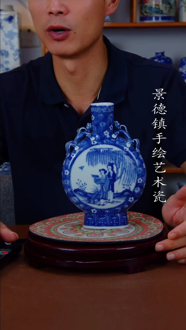 现代景德镇手工手绘陶瓷摆件32