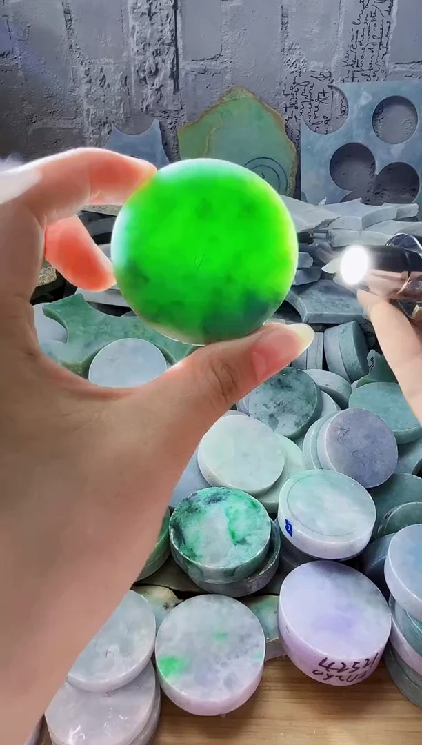 裸石翡翠天然翡翠A货 南 456