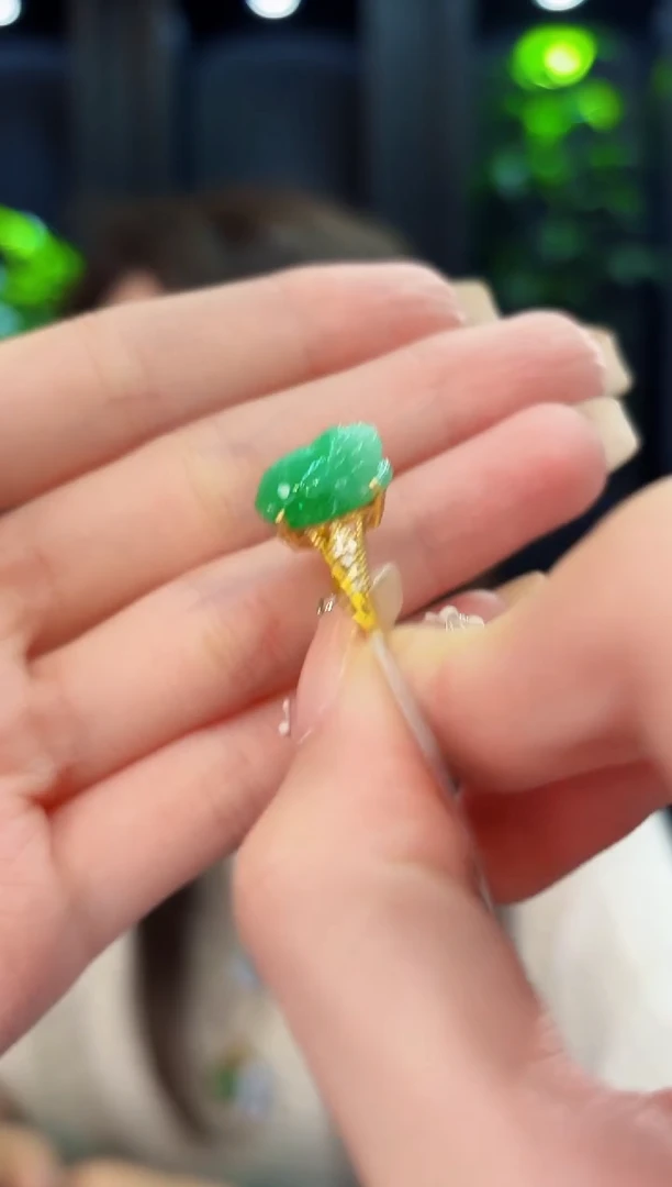 翡翠戒指未镶嵌 缅料A货/支持复检/一件