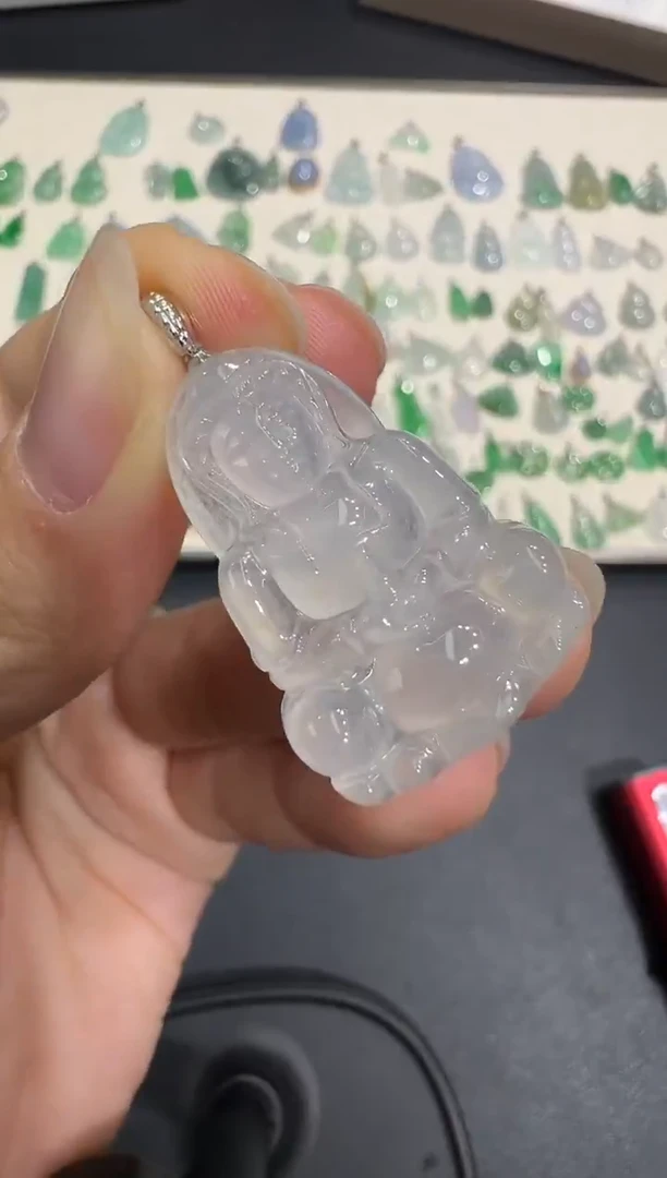颈饰18K金镶嵌翡翠X1215-1501-579