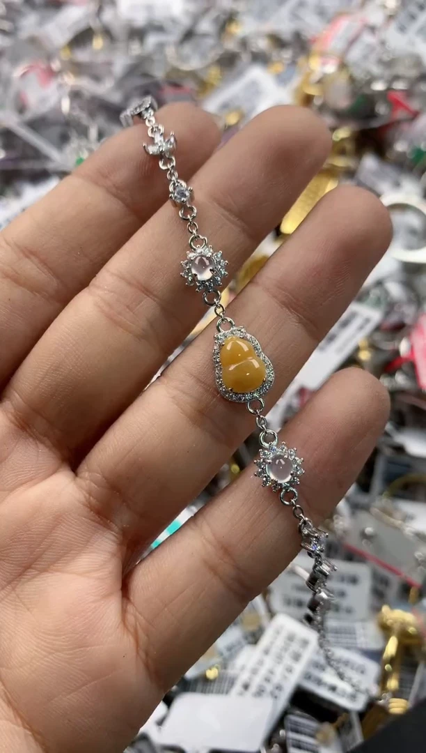 银S925镶嵌戒指翡翠16    81