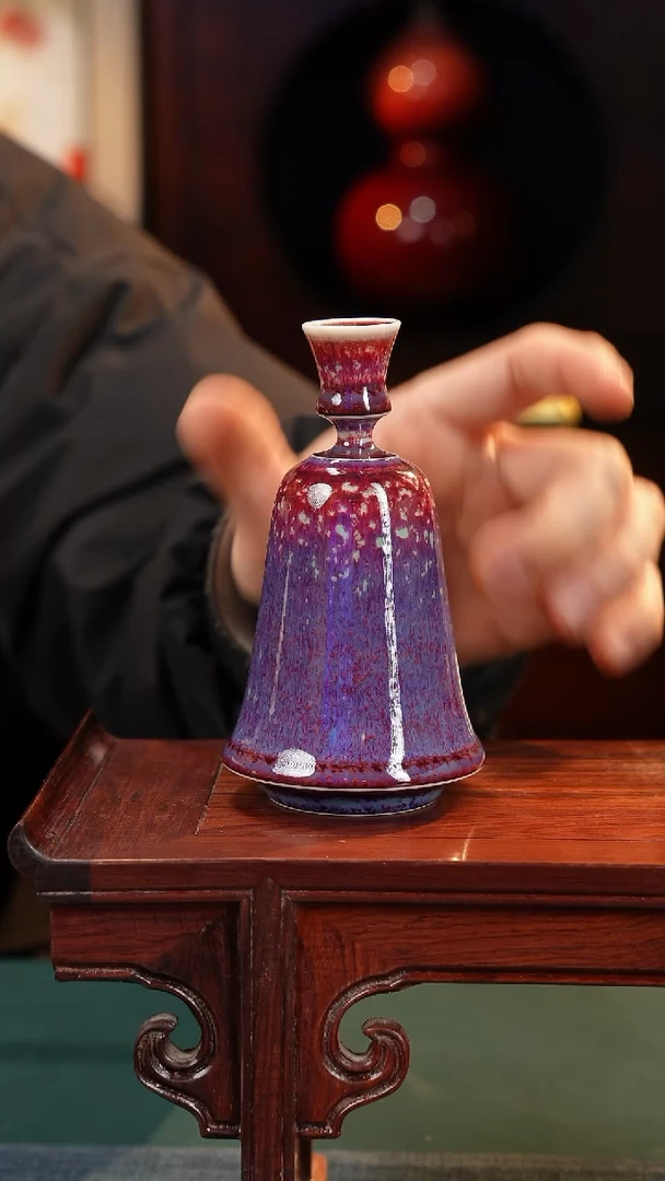 【闪购商品】摆件窑变紫气东来高温原创瓷器