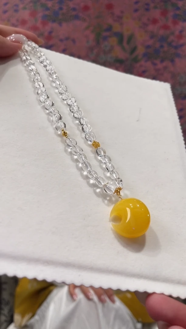 水晶珠宝半成品未镶嵌项链