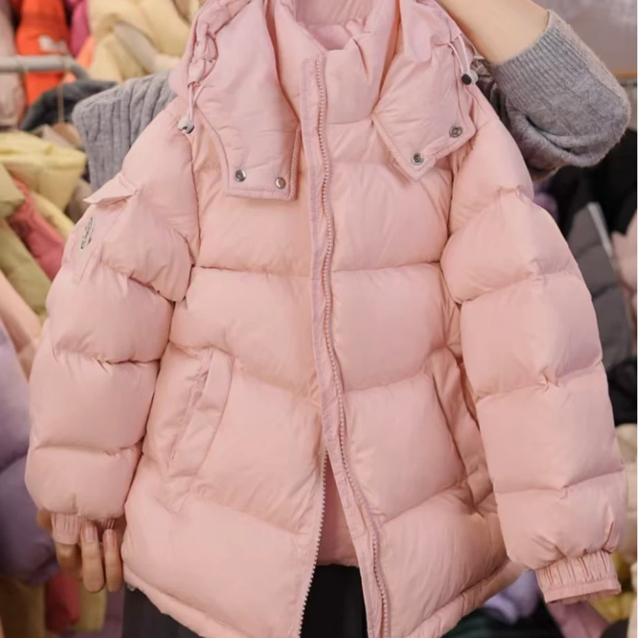 (蒙蒙款)2025新款韩版儿童白鸭羽绒服保暖百搭外套